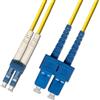 Ultra Spec Cables Cavo in fibra ottica duplex monomodale da 25 metri (9/125) - LC a SC - giallo