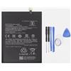 Audiosystem BATTERIA 6000MaH per XIAOMI REDMI NOTE 9 4G,REDMI 9T, POCO M3 BN62, M2010J19CG INCLUSO KIT MONTAGGIO BATTERIA