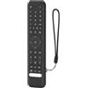 Niceminiwall Custodia protettiva in silicone per telecomando TCL per RC716 per RC833, con cordino, antigraffio, antiurto, compatibile con telecomando TV, colore nero
