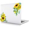HLAAJJX Custodia Rigida Compatibile con Nuovo Macbook Pro 16 pollici 2023 2021 con Liquid display Retina e Touch ID M1 A2485/A2780 M2, Caso Duro Protettivo in Plastica, Girasole