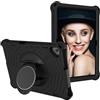 DAJIETOU Compatibile con Huawei MediaPad T5 10 (10,1 pollici) Tablet Case Supporto Rotante, Tracolla, Custodia Tablet Bambini (nero)