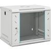 vidaXL Armadietto di Rete a Parete 9U da 19 IP20 53x40x45 cm, Armadio di Rete Montato a Parete, Armadio Dati, Supporto di Rete