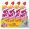 Wc Net - Limited Edition Pink Joy, Detergente Liquido per Sanitari, Essenza Peonia e Muschio Bianco, Prevenzione Calcare e Igienizzante per WC, 700 ml x 4 Confezioni