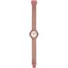 HIP HOP Orologio Solo Tempo Rose Gold Sparkling Mania per Donna e Bambina Completamente Glitterato in Silicone Morbido Resistente all'Acqua HWU0969