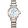 Citizen Orologio analogico da donna Eco-Drive con cinturino in acciaio inox EM1074-82D, Argento