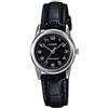 Casio LTP-V001L-1 - Orologio da polso Donna, Pelle, colore: Nero