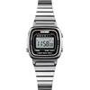 MASTOP Orologio da polso da donna al quarzo, ultra sottile, splendido e semplice, con quadrante piccolo, cinturino in acciaio a maglia, Acciaio Argento