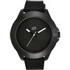 Skechers Orologio Rosencrans da uomo, movimento a tre lancette, cassa in policarbonato nero da 50 mm con cinturino in silicone, SR5008