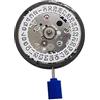 Hanabitx NH34 Movimento dell'orologio ad alta precisione NH34 Funzione GMT Calendario 3O'Clock Meccanismo di movimento automatico Parti di ricambio Calendario bianco, Argento, White Calendar,