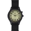 MWC G10 Swiss Quarzo FULL LUME PUSH Acciaio Data Tessuto Beige Nero Militare Orologio Uomo