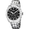 LOTUS Orologio Uomo Analogico in Acciaio Inossidabile 316l Argentato | Movimento al Quarzo, Vetro Minerale ad Alta Resistenza, Impermeabile 5 ATM, Multifunzione 15814/F Special Prices