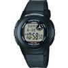Casio Orologio Digitale Quarzo da Uomo con Cinturino in Plastica F-200W-1ACF