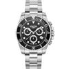 Roamer Deep Sea 100 - Orologio da polso uomo al quarzo sportivo cinturino in acciaio inox grigio cassa in acciaio inox display analogico nero - 851837-41-55-20