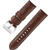 ROUHO Traspirante Cinturino Orologio en Pelle Resistente all'Acqua Vera Pelle Cinturino Orologio per Panerai