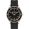 FREDDY - Orologio Donna In Silicone E Ceramica Nero E Oro, Donna, Nero, Unica