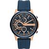 Armani Exchange A|X ARMANI EXCHANGE Orologio cronografo da uomo in acciaio inox e silicone (modello: AX2440)