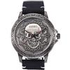 Haonb Orologi Da Polso,Orologio Di Tendenza Teschio In Bronzo, Bronzo Bianco