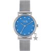 Breil, Collezione Emily, Orologio Donna Solo Tempo in Acciaio con Charm e Cristalli, Bracciale Maglia Mesh Effetto Diamantato, Cassa 30 mm, Chiusura a Scorrimento, Idea Regalo Donne