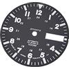 NATEFEMIN Quadrante luminoso verde 28.5MM dell'orologio per gli accessori automatici del movimento meccanico di NH36A, Nero