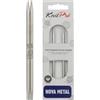 KnitPro Knit PRO - Punte intercambiabili per Ferro Circolare, 3,75 mm 100 mm, 1 Coppia, in Metallo