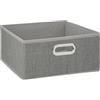 5 five simply smart 5five - cestino in tessuto mix n modul 31x15cm grigio chiaro screziato