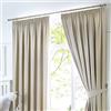Fusion - Dijon - Cover, Naturale, Curtains: 90 Width x 54 Drop (229 x 137cm)