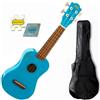Eko Ukulele Soprano in Laminato con Accessori Azzurro Eko 06204530