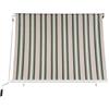 FRASCHETTI Tenda da Sole a caduta misure 200x250H cm colore Verde/Beige - Tessuto 280gr/mq
