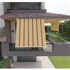 Mitepek Tenda da Sole per Balcone con Bracci, Impermeabile 200cm Giallo Arancio Golisa
