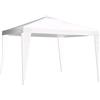 HDcasa Garden Deluxe 531422 Gazebo Impermeabile, 300 x 300 x 180 cm, Bianco
