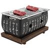 JULYKAI Barbecue giapponese, forno a carbone rettangolare tipico della cucina giapponese, per metodo di cottura Yakiniku, Robata, Yakitori, Takoyaki