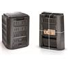 Prosperplast - 19549 - IKST380C, Compostiera, 380 l, colore: Nero