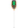 TopHomer Misuratore di pH del suolo 4 in 1, tester di umidità del suolo con luce/PH/temperatura, test del termometro per piante, luce per misurazione dell'umidità per giardinaggio, agricoltura