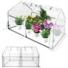 Froadp Serra piccola casetta per pomodori in fibra di vetro e struttura in ferro, 180 x 90 x 90 cm, con 2 porte a rullo, per giardini, balconi, terrazze, cortili