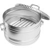 Sicignano Casalinghi Ingrosso Casalinghi Sicignano | Arrosticarciofi in Lamiere con Coperchio | Cottura Tradizionale e Gusto Autentico per Carciofi Arrostiti su Barbecue (2, Tondo)