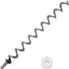 PHYESUVIN Vite dell'albero a coclea da 58,4 cm e boccola motore a coclea per Pit Boss e Traeger Pellet Grill, coclea di ricambio per Pitboss serie 1000 e 1100 e per Traeger Pro34, Eastwood 34, Texa Elite 34