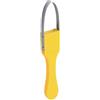 Pyhodi Sarchiatore Manuale con Anello in Ferro, Sarchiatore Manuale Versatile con Manico in Plastica Resistente Ai Raggi UV, Piccolo per Il Giardinaggio (Yellow)