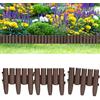 Deuba 3x 8 Pz Recinto Aiuole 6,72m Prato Cornice Decorativa Giardino Recinzione Paletti Bordatura Palizzata