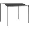 Keyroto Gazebo 3x2,4 Gazebo da Giardino Gazebo Esterno Pergola 3x2,4 per Esterno Gazebo in Acciaio Gazebo per Barbecue Arredo Giardino Terrazzo-Antracite-