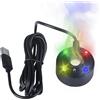 DONGKER Nebulizzatore Stagno,DC 5V Macchina Nebbia per Fontana LED Cambia Colore Fogger per Halloween Giardino Roccioso Cortile All'aperto