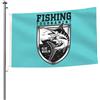 Generic Bandiera Rinforzo Bandiere Da Giardino Fishing Tournament Blue Marlin Colori Vivaci Striscioni Di Bunting Per Decorazione Celebrazione Ristoranti 90X150Cm