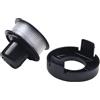 Gdfnmogo Kit di accessori per tagliabordi Black & Decker, bobina di ricambio e tappo a urto, kit di accessori in ABS e nylon, compatibile con modelli GL250, GL310, GL360 per efficienza
