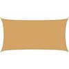 vidaXL Vela Parasole 160 g/m² Rettangolare Sabbia 3x6 m in HDPE