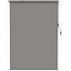 FIVMEN Tenda verticale per esterni, 180 x 250 cm, resistente alle intemperie, per esterni, con manovella, tenda avvolgibile per balcone, larghezza 180 cm, protezione balcone