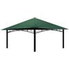 freigarten.de fregarten.de, tetto di ricambio per gazebo, 3 x 3 m, impermeabile, materiale: PVC Panama Soft 370 g/m² extra forte, modello 3 (verde)