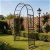 Poxvythb Traliccio per Rampicanti Arco per Rose - per Creare un Tunnel Spettacolare, con Struttura Resistente e Facile da Montare per Piante Rampicanti(L140xW40xH230cm) Bronze-B