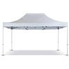 EURONOVITA' SRL ITALY Gazebo 3x4,5 Bianco richiudibile in Acciaio Gambe quadrate 30 mm Tessuto Rivestito in PVC Impermeabile EN-224054