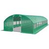 TOOLPORT Serra da Giardino tunnel Serra Orto stabile e robusto 4x10m - Telo PE 180g/m² verde transparente