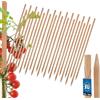 KOTARBAU® 25 Pezzi Pali in Legno - 50 cm - Pali per Pomodori - Legno di Faggio - Naturale - Tutore per Piante - Bastoni per Pomodori - Stecche per Piante - Robusti