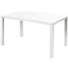 Keter Tavolo da Esterno Julie - Tavolo da Giardino Adatto per 6 Persone 147X90X74,5H - Bianco - Standard